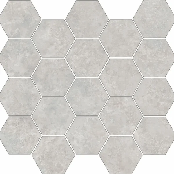Lustra Grey Hex Mosaic .51 SF/PC Matte