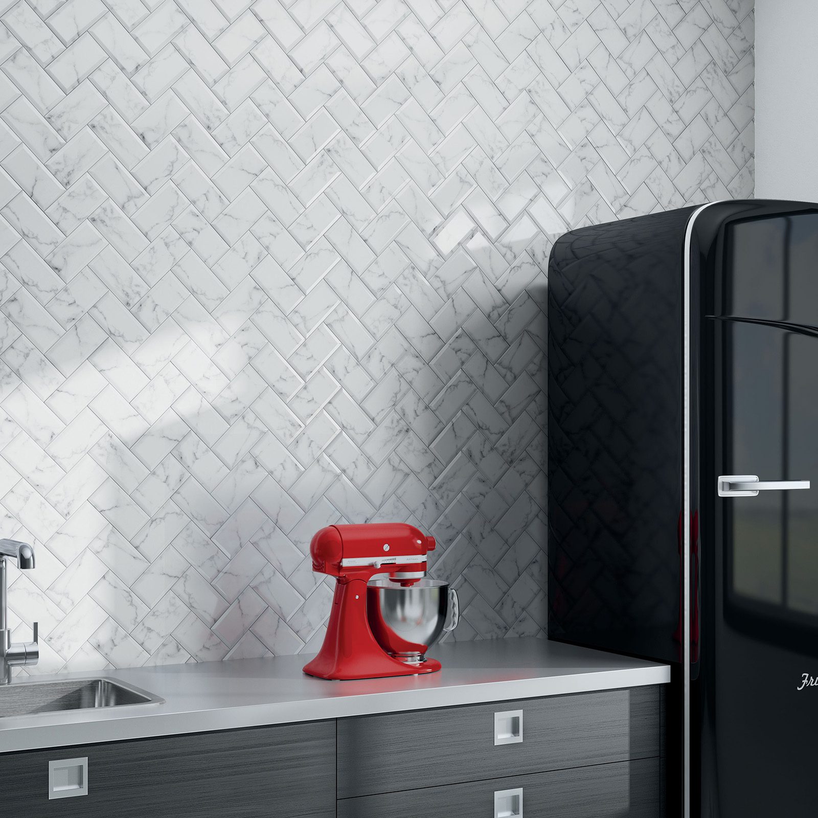 3x6 Bianco Carrara Glossy - Image 3