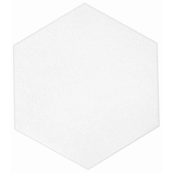 8x9 Hive Solid Chalk Hexagon Matte