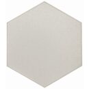8x9 Hive Solid Dove Hexagon Matte
