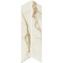 4x21 Majesta Chevron Calacatta Oro Matte
