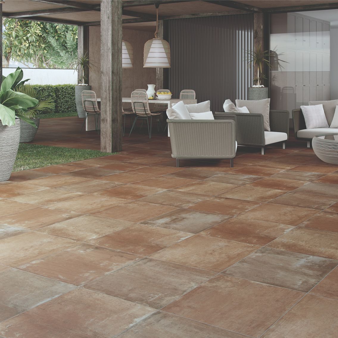 24x24 PorceStone Natural 2CM Paver - Image 2
