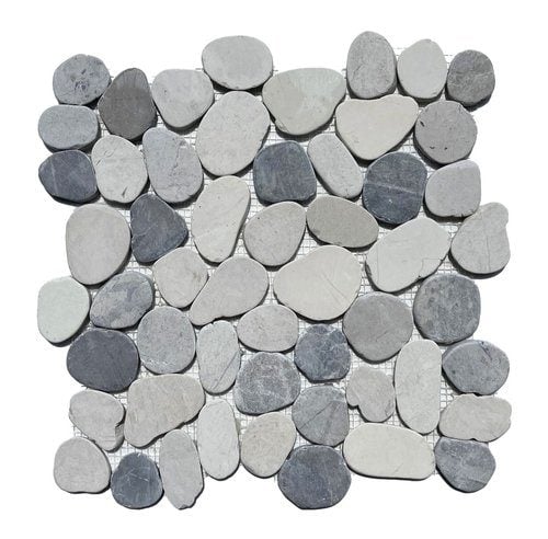 12x12 Tumbra Silver Mist Sliced &
