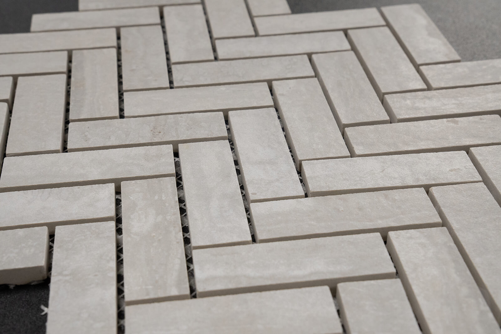 1x3 Sierra Bone Herringbone Matte - Image 2