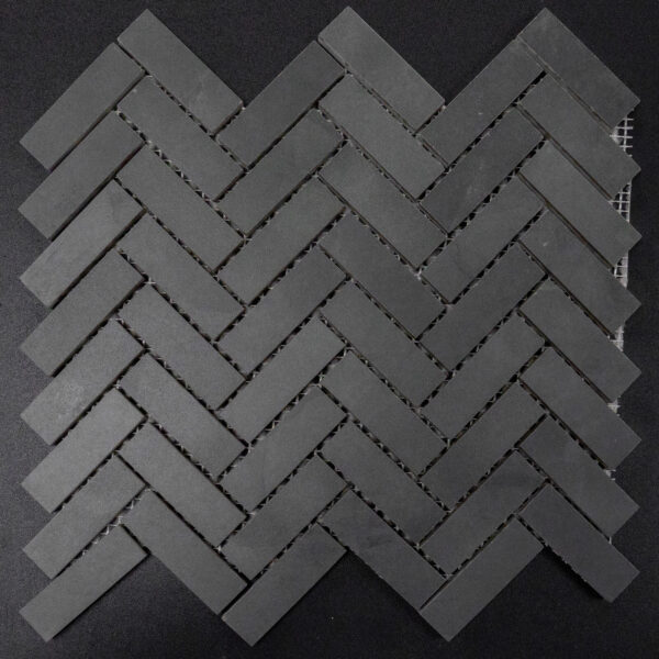 1x3 Celestra Umbra Herringbone Matte